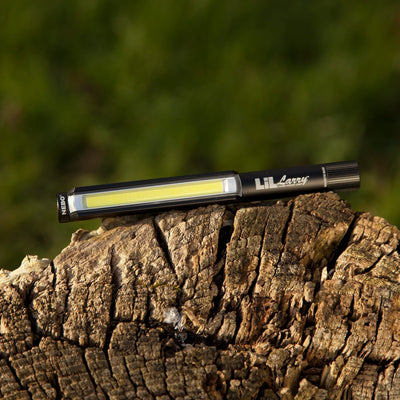 At Nebo Tools, we continually innovate so that we can offer the highest quality LED lighting products at the best price. The Lil Larry is equipped with new COB LED technology, outputting 250 lumens of intense light. Secondary light modes include Low and Emergency Red Flash mode. This intense red light is perfect for distress signalling or roadside emergencies.