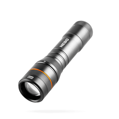 At Nebo Tools, we continually innovate so that we can offer the highest quality LED lighting products at the best price. The Newton™ 500 flashlight by NEBO is a powerful handheld flashlight with 4 light modes. The easy-touch rear positioned switch makes it a breeze to switch between modes and the powerful LED in this flashlight can light up 146 meters.