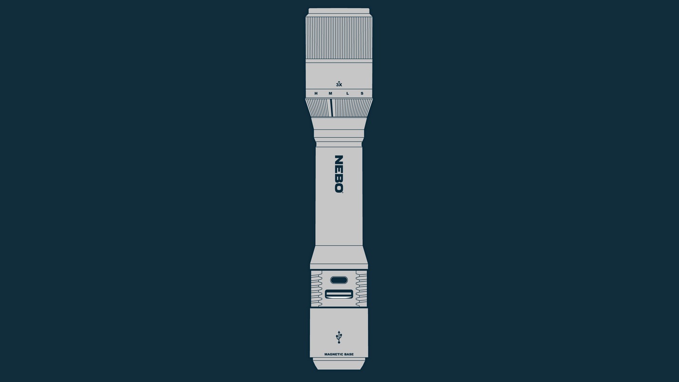 Nebo lights, Turn it on and see why its better. The leading light in rechargeable LED flashlight and head lamps.